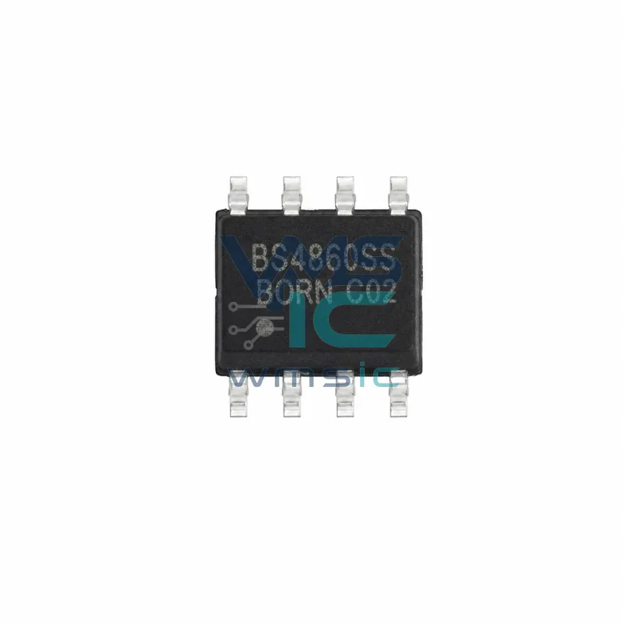 Приемопередатчик RS-485 BSP48505S, 3.3V-5V, ESD ±20kV, SOIC-8 Корпус