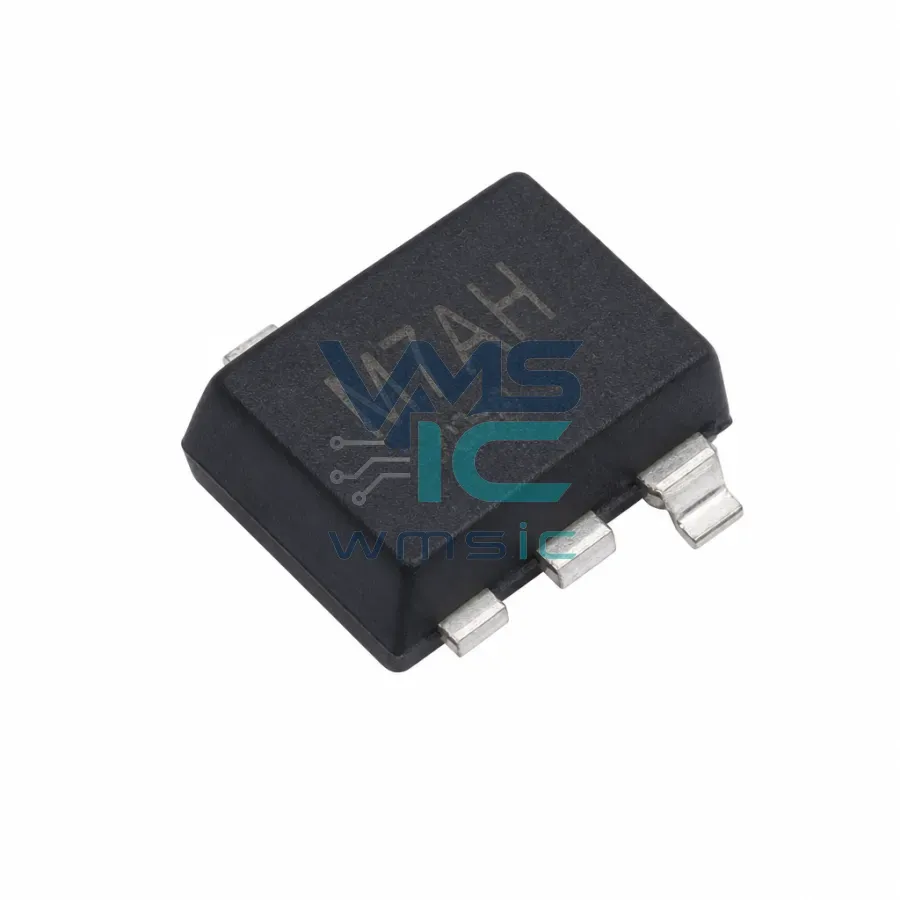 Сборка транзисторов NPN+PNP 45В 0.1А BC847BVN, SOT-563 Корпус
