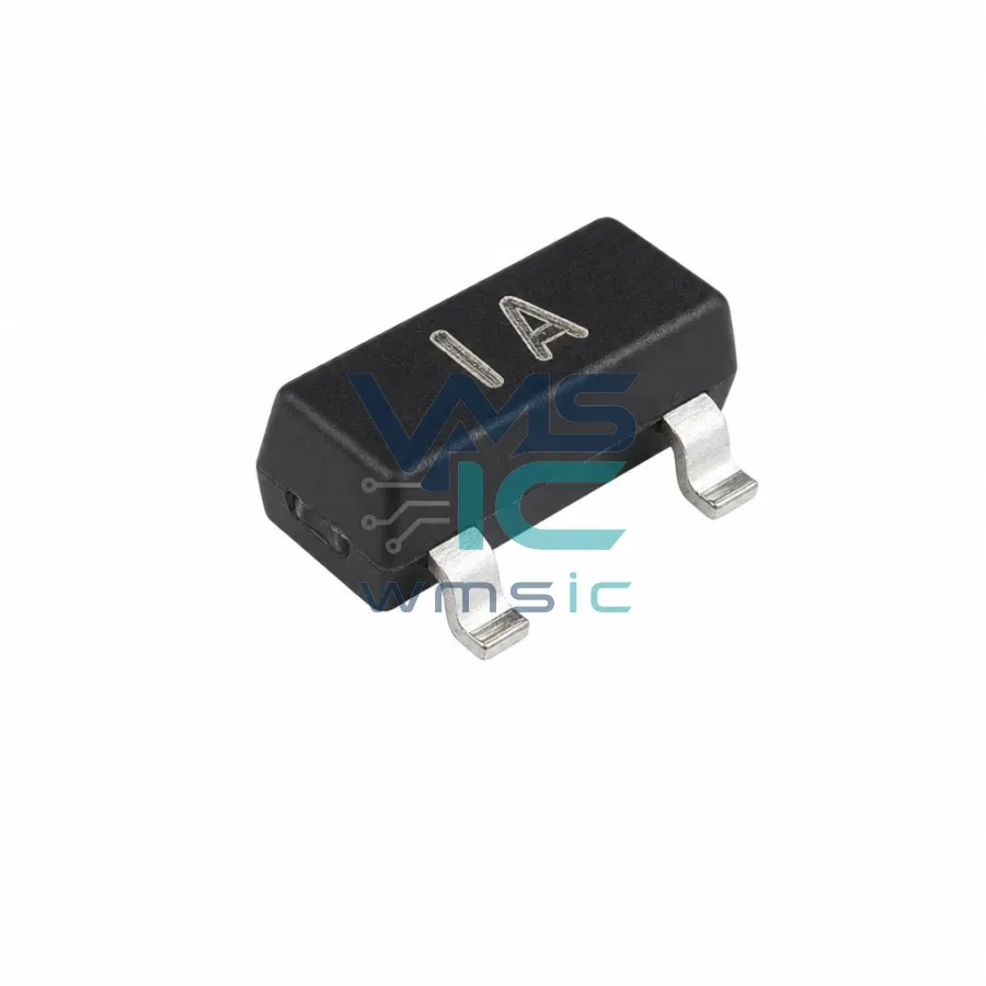 Биполярный транзистор BC846A NPN 100mA 65V hFE 110-220 SOT-23 Корпус
