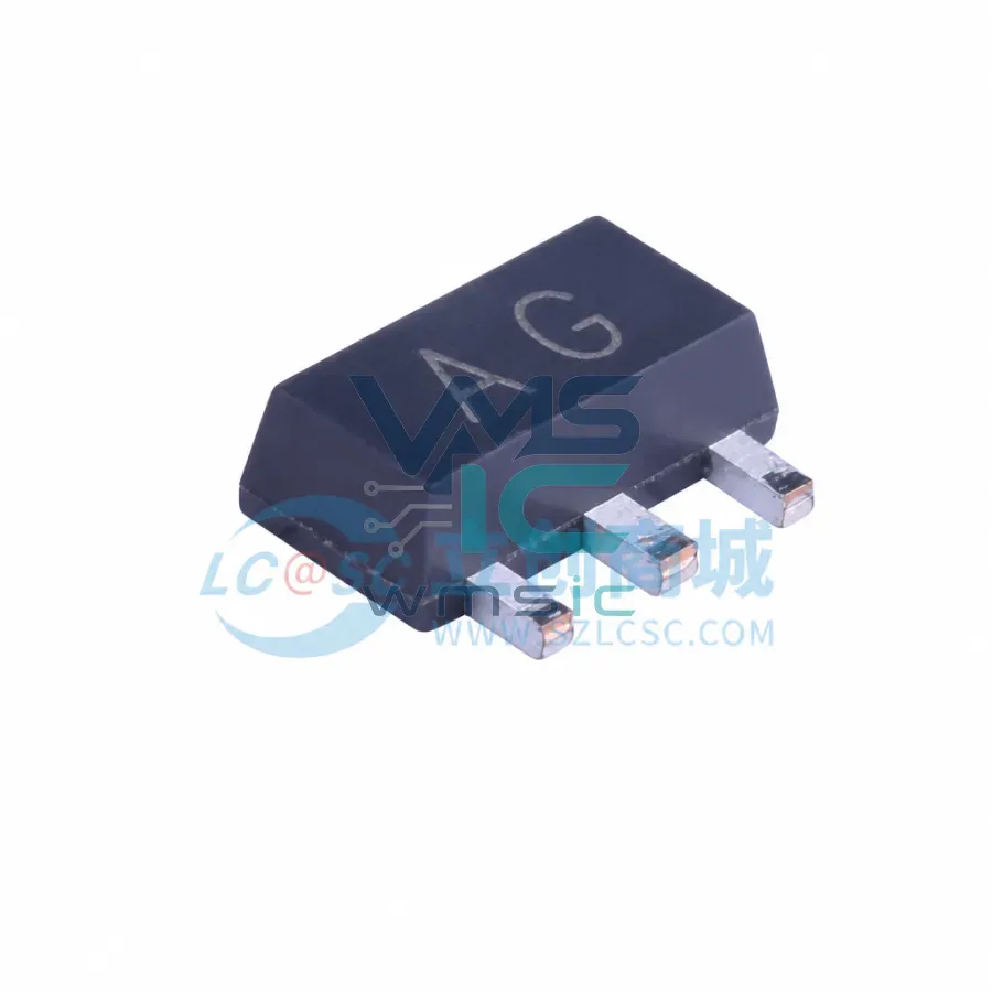 BCX52-10 PNP Power Transistor 1A 60V hFE 63-160 BCX52 SOT-89-3L Package