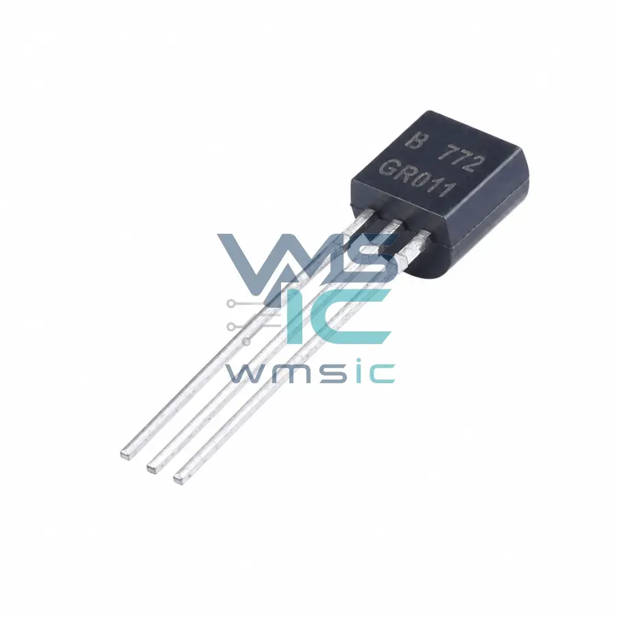 B772S PNP Power Transistor 3A 30V hFE 200-400 Range GR B772S TO-92 Package