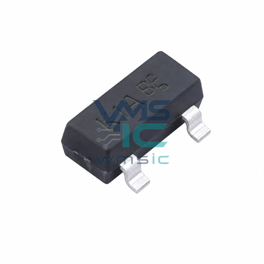 Транзистор NPN BC846A, 65В, 0.1А, SOT-23 Корпус
