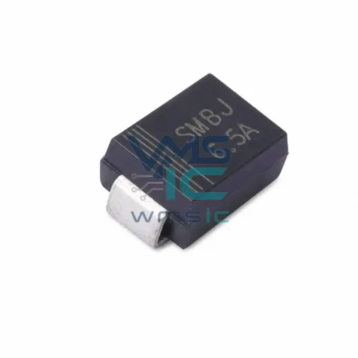 单向TVS 6.5V截止 峰值浪涌电流：53.6A@10/1000us SMBJ6.5A SMBG