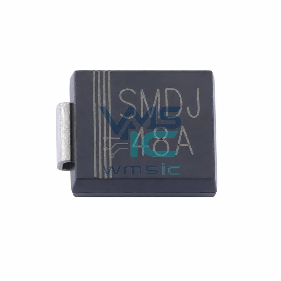 单向TVS 48V截止 峰值浪涌电流：38.76A SMDJ48A SMCG 封装