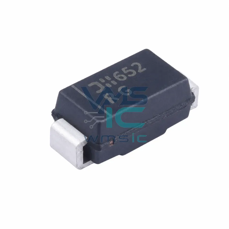 SMAJ58A-13-F Unidirectional TVS Diode 58V Standoff Voltage 4.3A Pulse Current Package