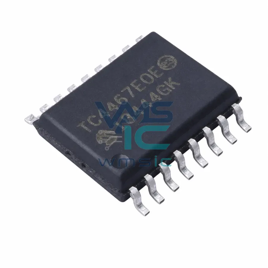 TC4467EOE Quad CMOS Driver with Logic Input TC4467EOE SOIC-16-300mil Package