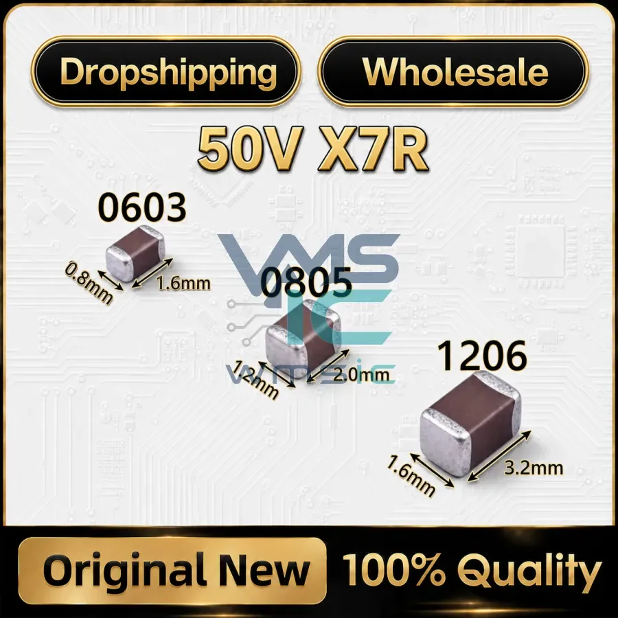 MLCC Ceramic Capacitor - 0402 - 1pF-220uF Package