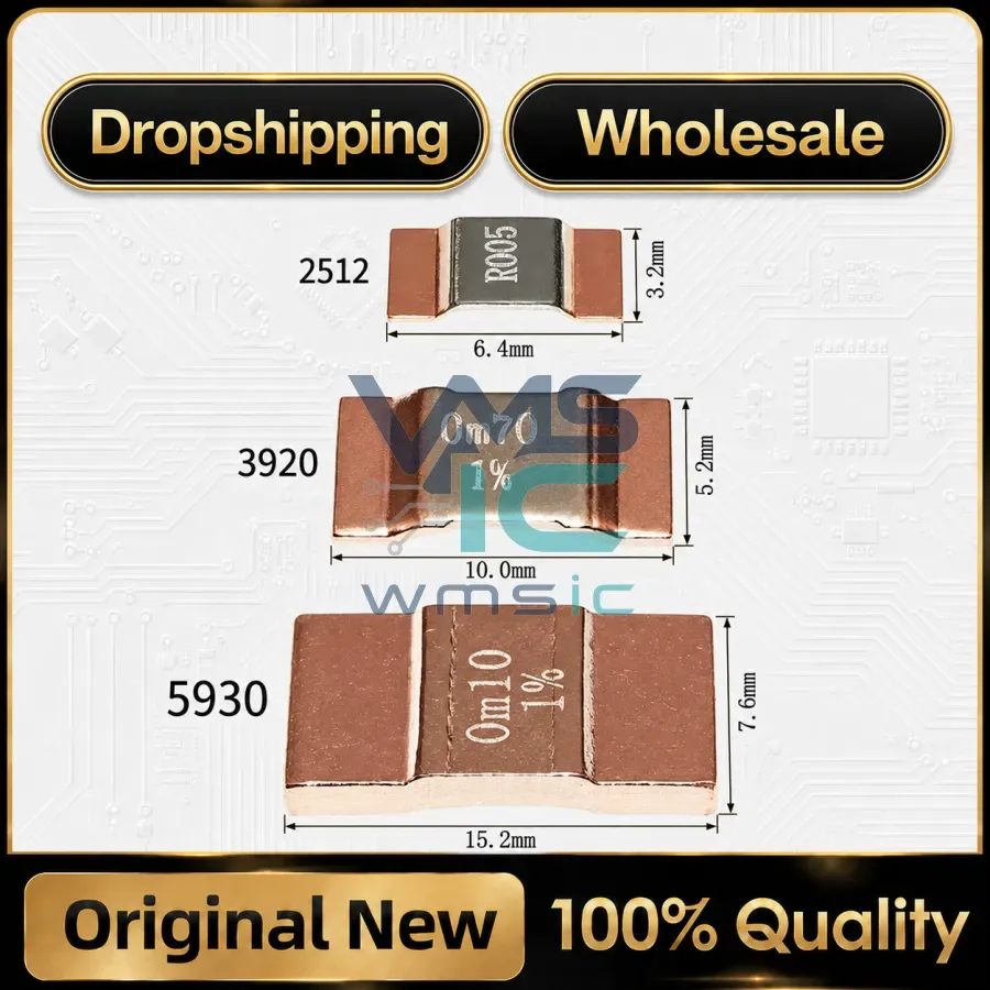 Manganese Copper Alloy Shunt Resistor - 1206 2W - 0.0003Ohm-0.003Ohm Package
