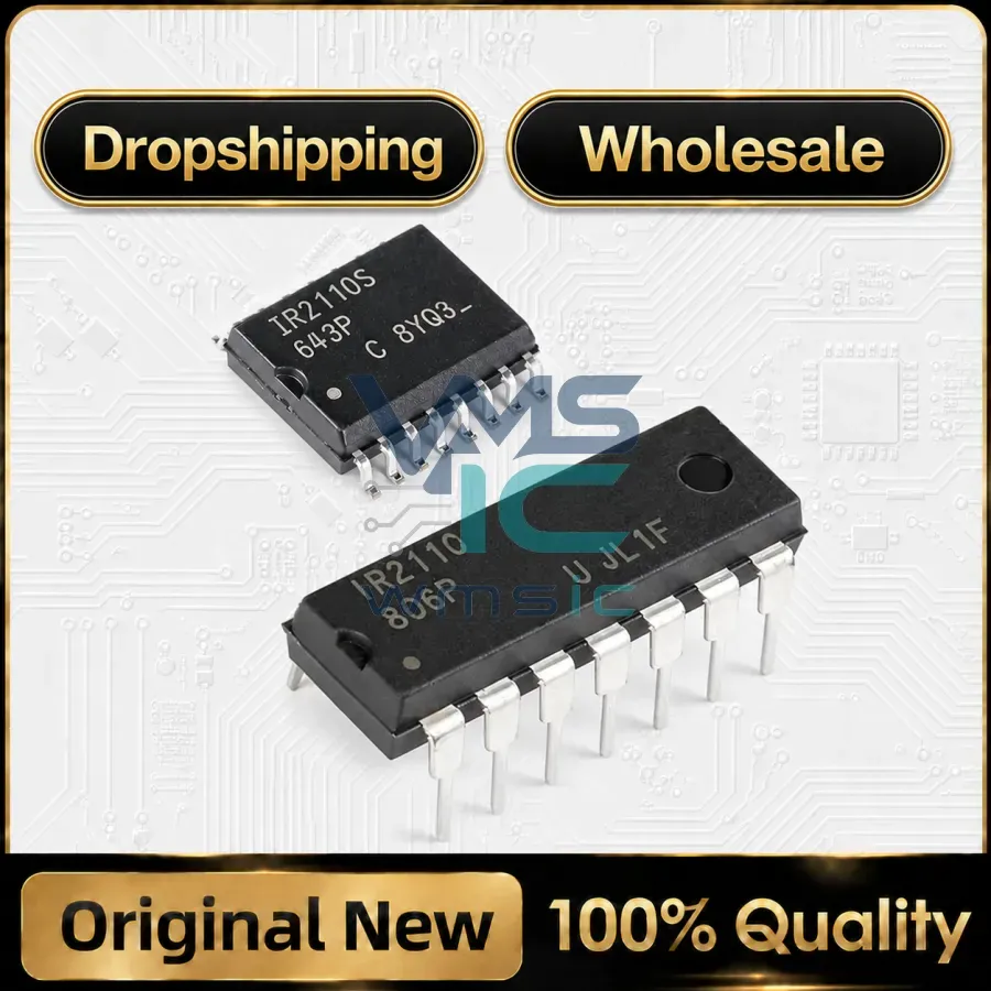 5PCS 100% New IR2110S IR2112S IR2113S IR2110STRPBF SOP-16 IR2110PBF IR2112PBF IR2113PBF DIP-14 Chipset Package