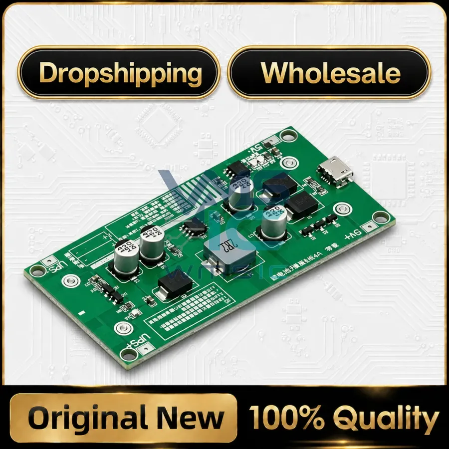 Type-C MICRO 15W 3A Fast Charge UPS Power Supply 18650 Lithium Battery Charger Module DC-DC Step Up Booster Converter 5V 9V 12V Package