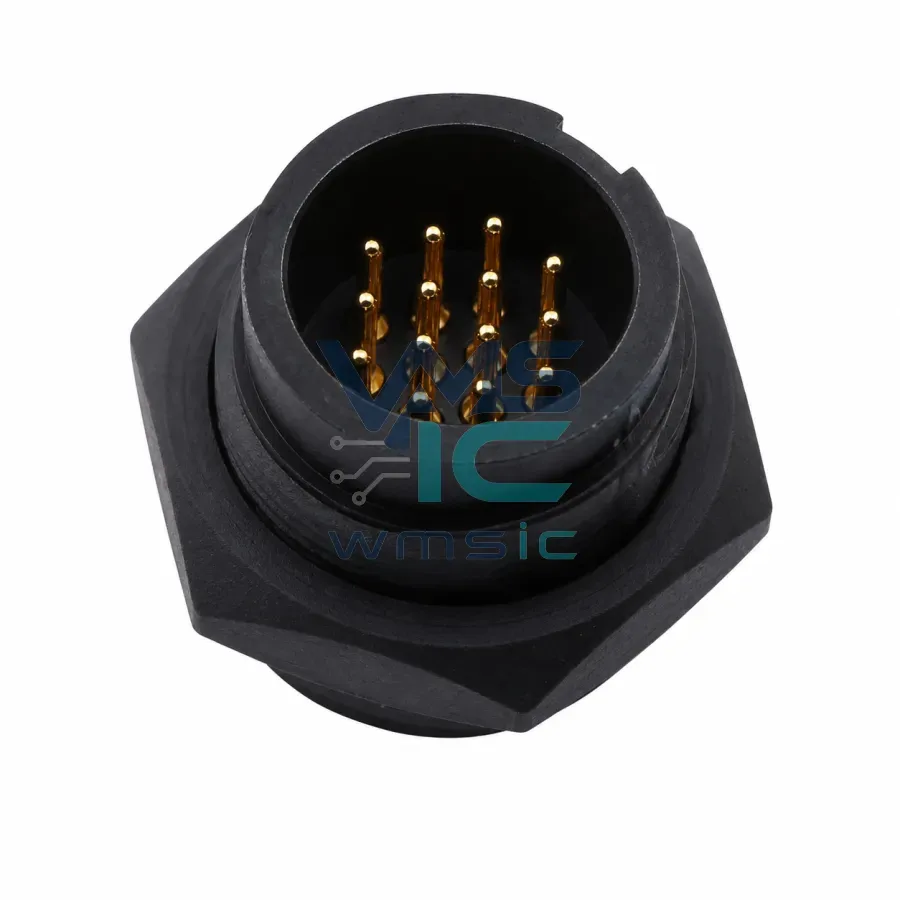 CD-14PMMP-LC7001 14-Pin Male Waterproof Connector Plug CD-14PMMP-LC7001 Through Hole Package
