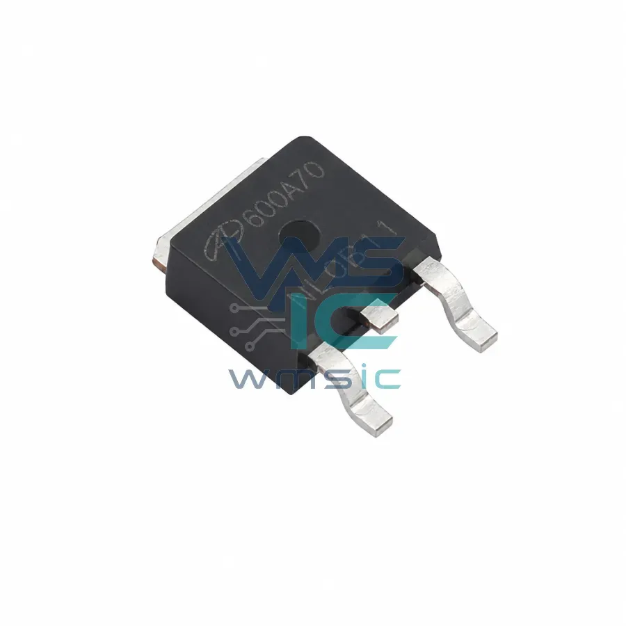 1个N沟道 耐压:700V 电流:8.5A AOD600A70 TO-252(DPAK) 封装