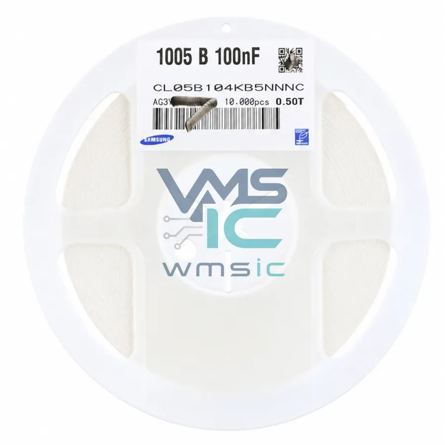 原装0402贴片电容100nF(104) ±10%50V X7R CL05B104KB5NNNC 50只 CL05B104KB5NNNC 封装