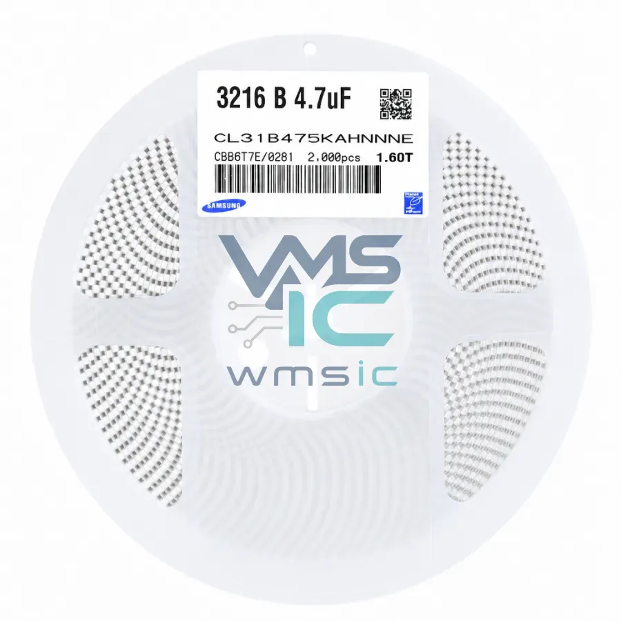 1206 SMD Capacitor 4.7uF 25V+/ 10% X7R CL31B475KAHNNNE 10 Pcs CL31B475KAHNNNE Package