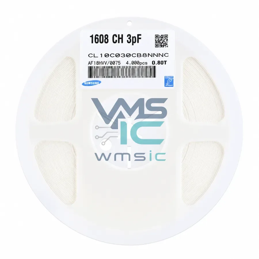0603 SMD Capacitor 3pF+/ 0.25pF 50V C0G CL10C030CB8NNNC 50 Pcs CL10C030CB8NNNC Package
