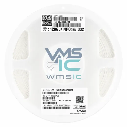 Конденсатор керамический SMD 1206 3.3 нФ 100 В ±5% CC1206JRNPO0BN332