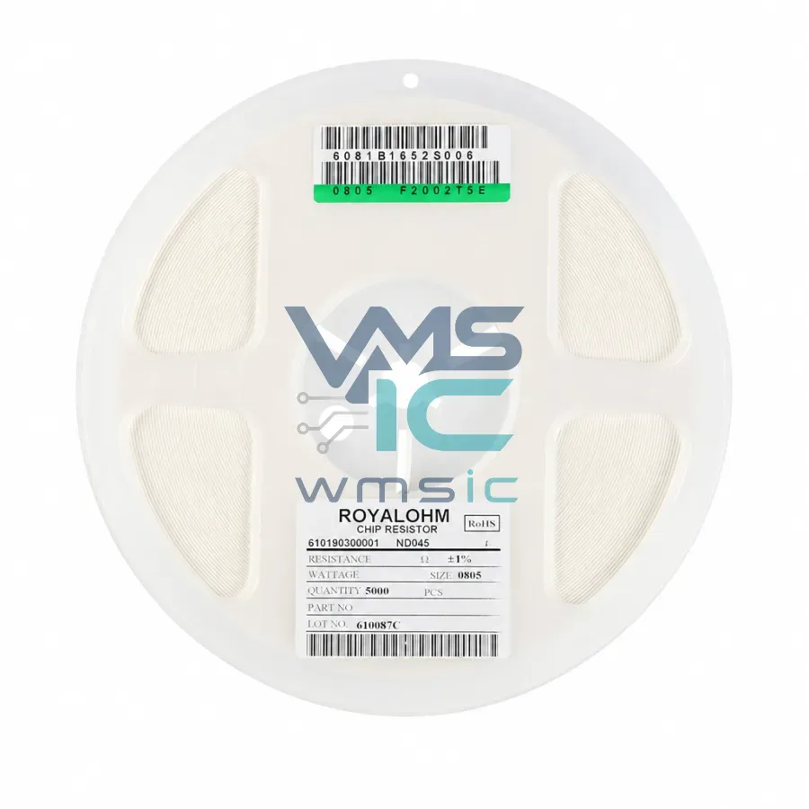 0805W8F4304T5E 0805 SMD Resistor 4. Ohm 4M3 1/8W 1% Tolerance 50 Pcs 0805W8F4304T5E Package