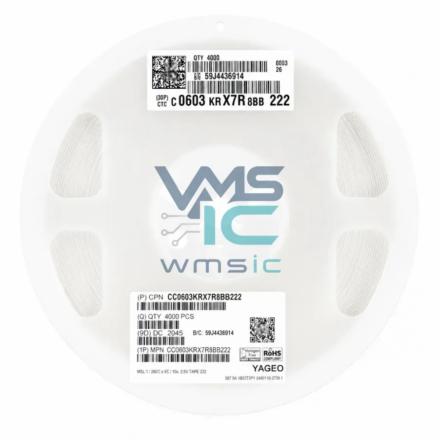 Конденсатор 2.2nF CC0603KRX7R8BB222 Корпус