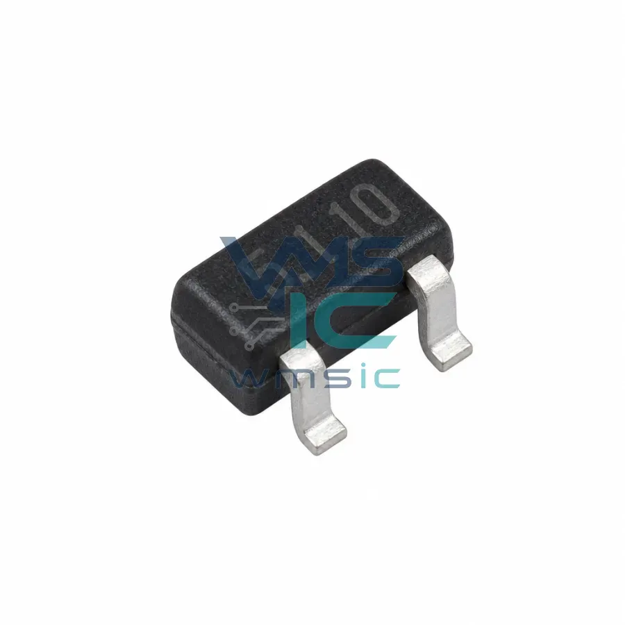 Транзистор MOSFET N-Channel DMN33D8LTQ-13, 30В, 115мА, SOT-523 Корпус