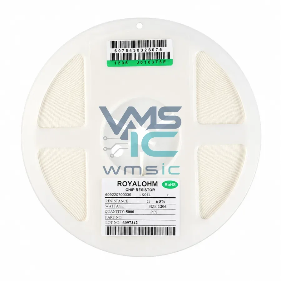 1206W4J0120T5E 1206 SMD Resistor 12R+/ 5% 1/4W 100pcs 1206W4J0120T5E Package