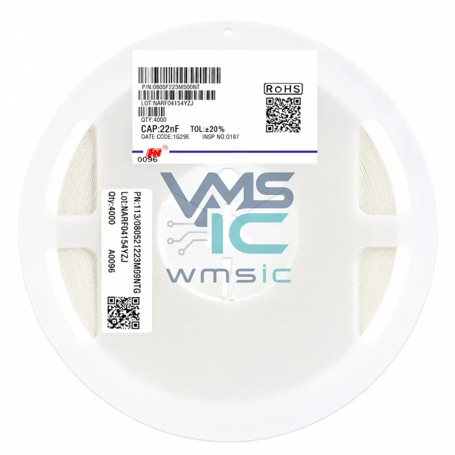 Чип-конденсатор 0805 22 нФ 50 В Y5V ±20% (0805F223M500NT), 50 шт. Корпус