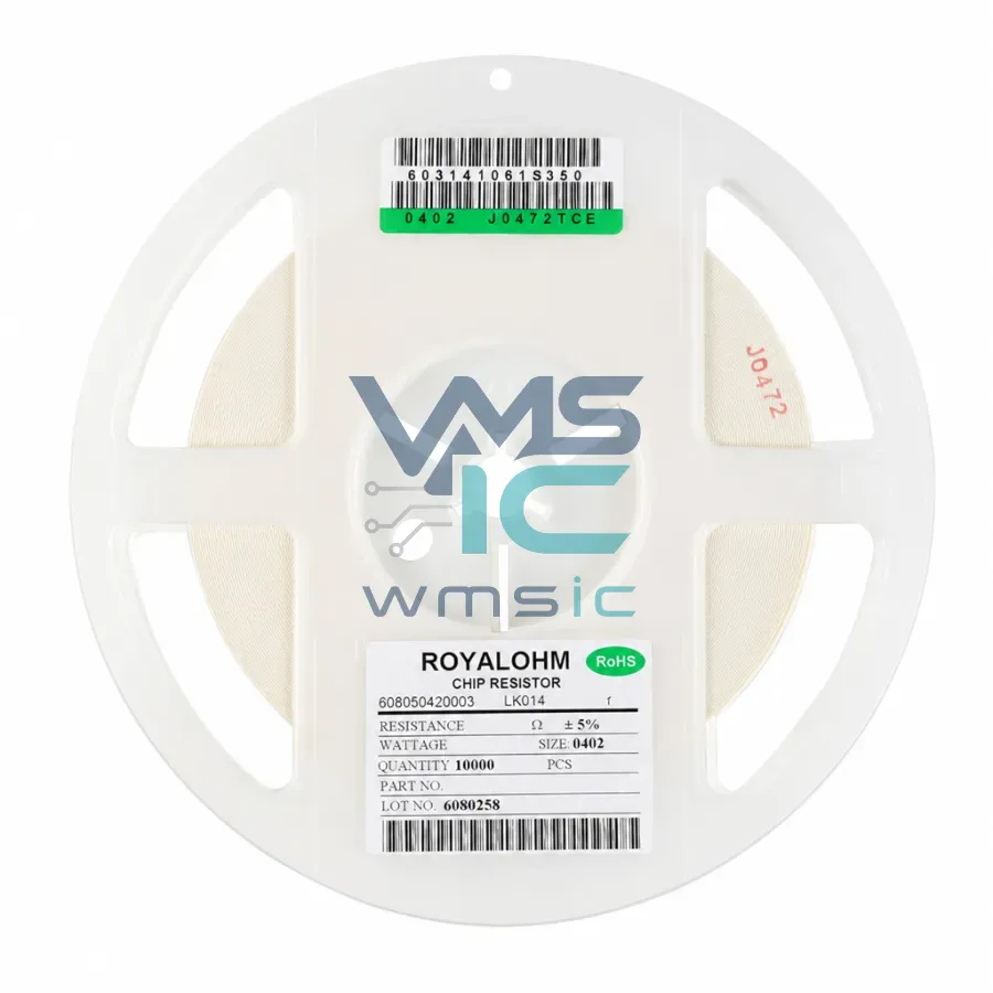 0402 SMD Resistor 160R 5% 1/16W 0402WGJ0161TCE 100pcs 0402WGJ0161TCE Package