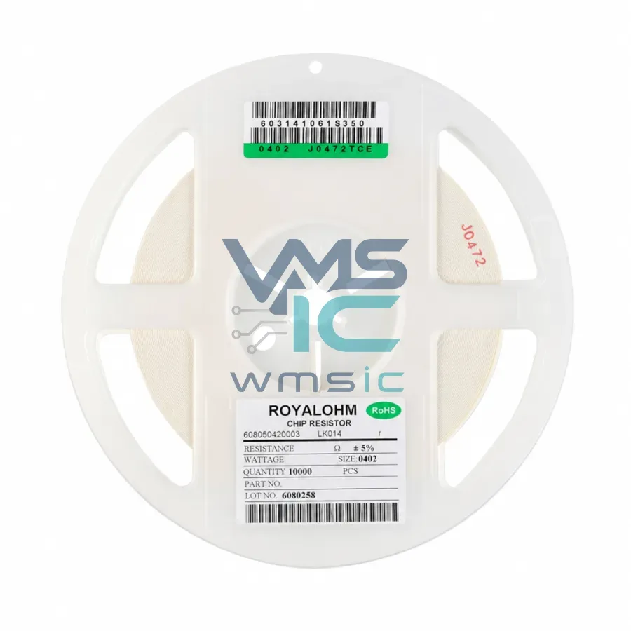 0402WGJ0430TCE 0402 SMD Resistor 43R 5% 1/16W 100 Pcs 0402WGJ0430TCE Package