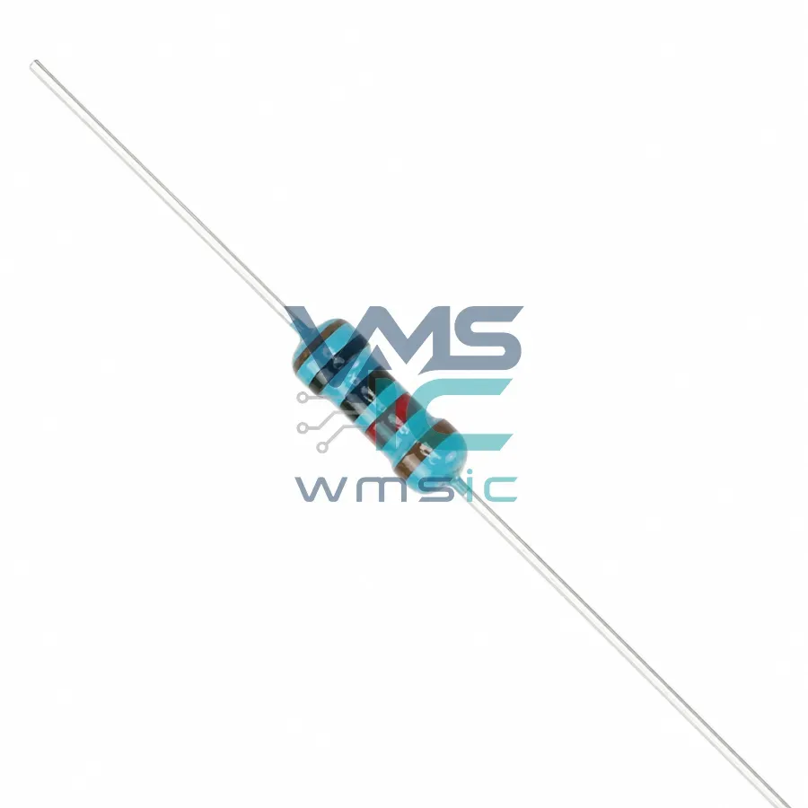 1/4W Metal Film Resistor 2.4K Ohm 1% Tolerance 5-Color Band 100 Pcs Package