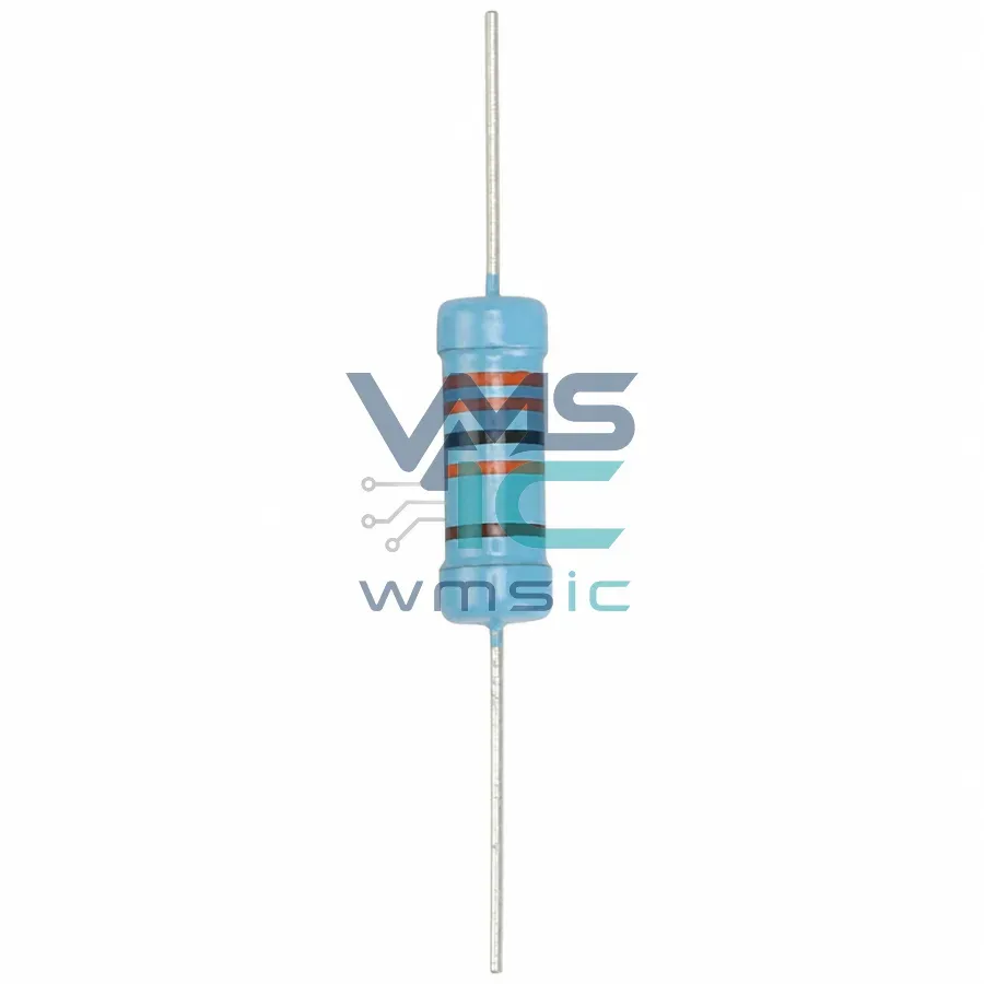 3W Metal Film Resistor 51K Ohm 1% Tolerance 5-Color Band 10 Pcs Package
