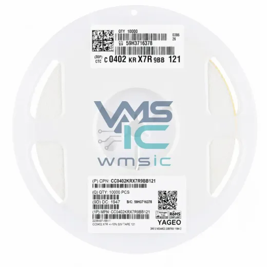 原装 0402贴片电容 120pF(121) ±10% 50V X7R CC0402KRX7R9BB121