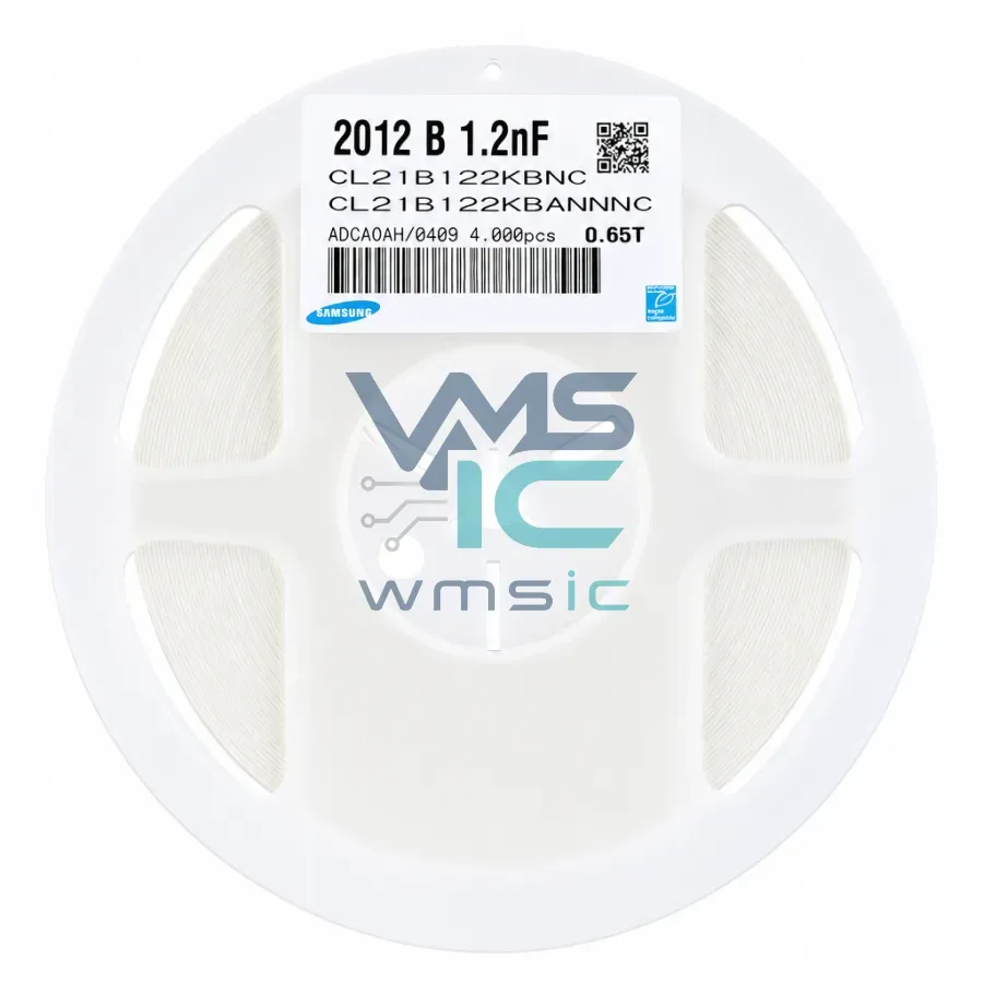 CL21B122KBANNNC 0805 SMD Ceramic Capacitor 1.2nF 122+/ 10% 50V X7R 50 Pcs CL21B122KBANNNC Package