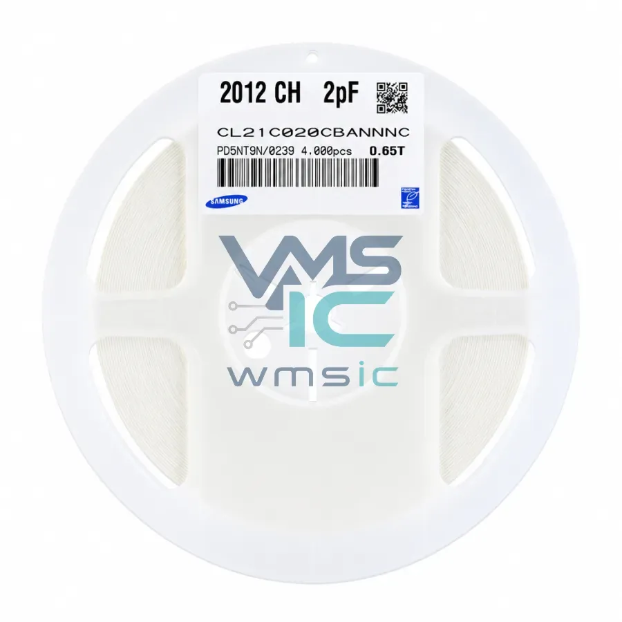 0805 SMD Ceramic Capacitor 2pF 020+/ 0.25pF 50V C0G CL21C020CBANNNC 50Pcs CL21C020CBANNNC50 Package