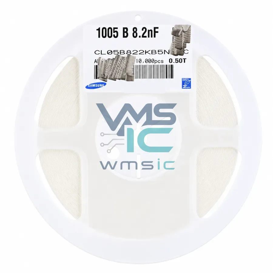 CL05B822KB5NNNC 0402 SMD Capacitor 8.2nF+/ 10% 50V X7R 50 Pcs CL05B822KB5NNNC Package