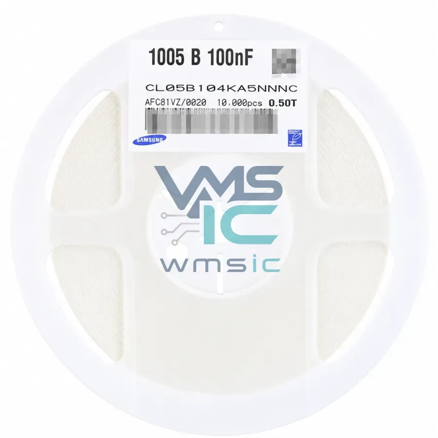 CL05B104KA5NNNC 0402 SMD Capacitor 100nF+/ 10% 25V X7R 50 Pcs CL05B104KA5NNNC Package