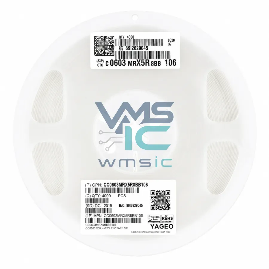 50 шт. Конденсатор 10uF CC0603MRX5R8BB106 Корпус