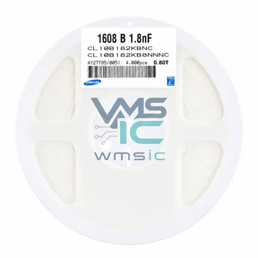 CL10B182KB8NNNC 0603 SMD Ceramic Capacitor 1.8nF 182+/ 10% 50V X7R CL10B182KB8NNNC Package