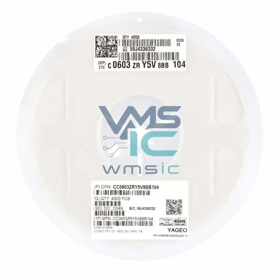 Конденсатор 100nF CC0603ZRY5V8BB10 Корпус