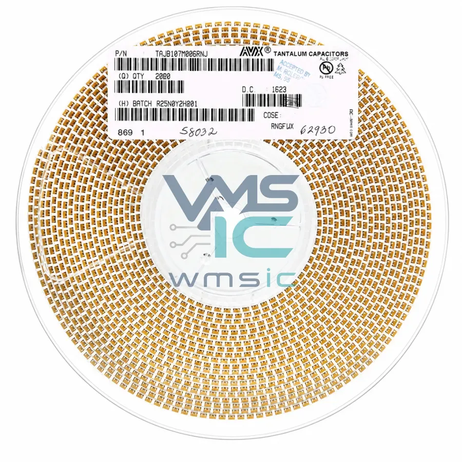 3528 B-Case Tantalum Capacitor 100uF+/ 20% 6.3V TAJB107M006RNJ 1210 3528B Package