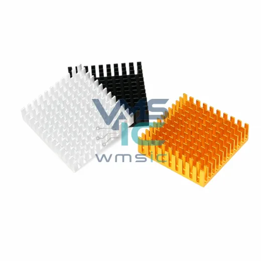Алюминиевый радиатор охлаждения 40x40x11 мм игольчатый