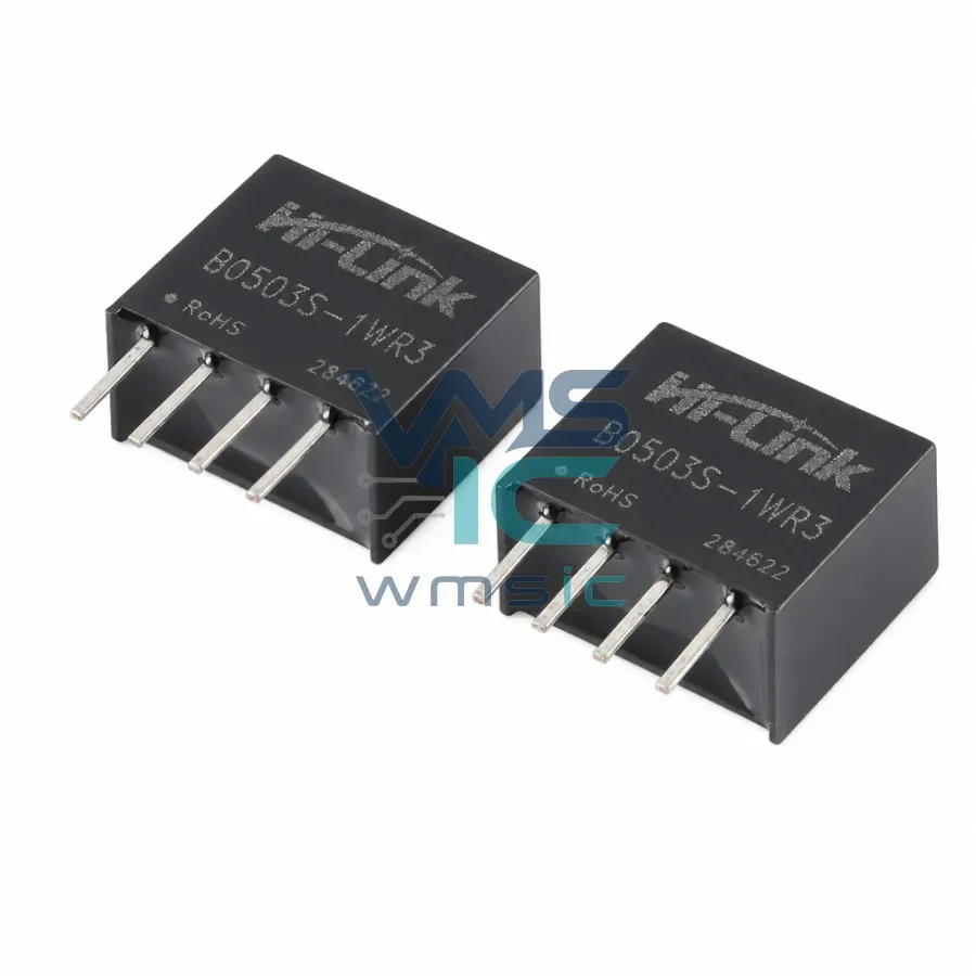 HLK-1D0503 B0503S-1W 5V to 3.3V 1W Isolated Power Supply Module HLK-1D0503 Package