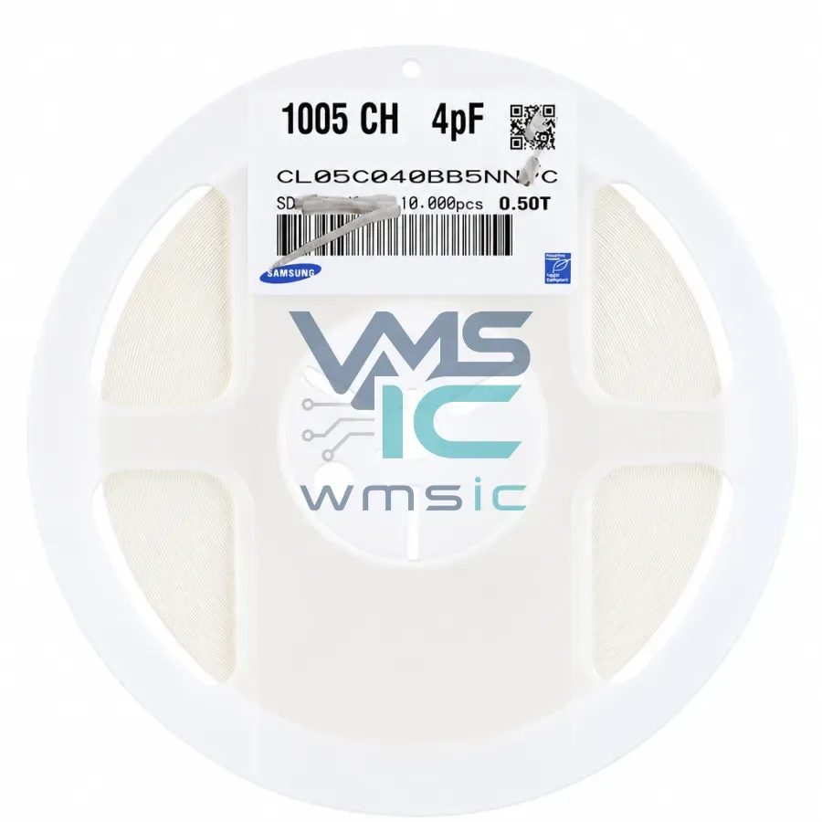 0402 SMD Capacitor 4pF 4R0+/ 0.1pF 50V C0G CL05C040BB5NNNC 50pcs CL05C040BB5NNNC Package
