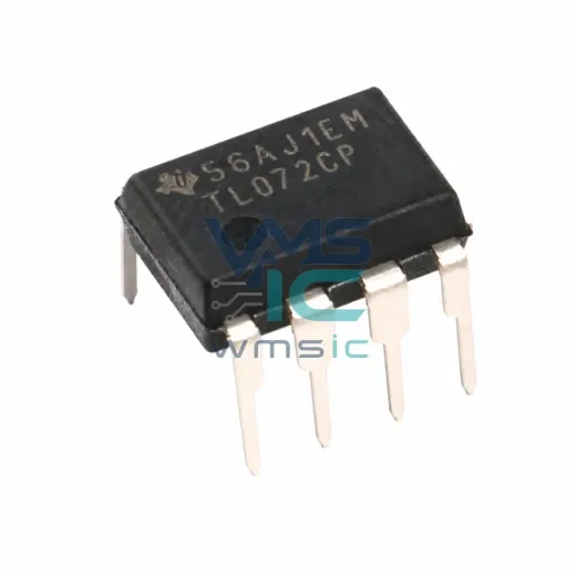 Микросхема TL072CP DIP-8, малошумящий операционный усилитель