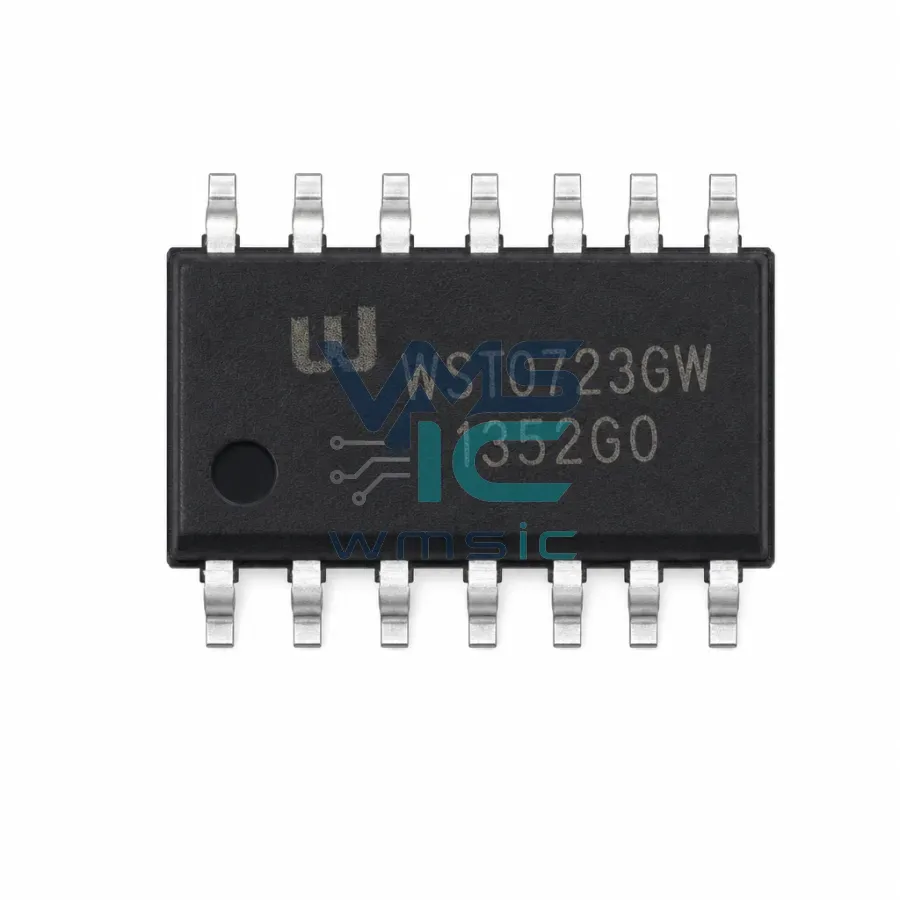 WSTD723GW Smart Dual-Channel High-Side Power Switch 70m Ohm SOP-14L AEC-Q100 Compliant WSTD723GW SOP-14L Package