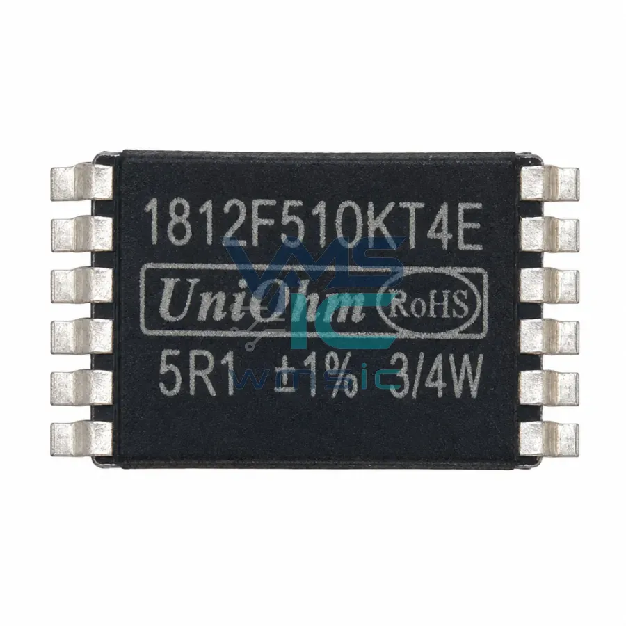 1812 SMD Resistor 5.1R 5R10+/ 1% 0.75W 181207F510KT4E 10pcs 5R10 Package
