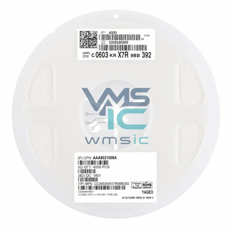 Конденсатор 3.9nF CC0603KRX7R9BB392 Корпус