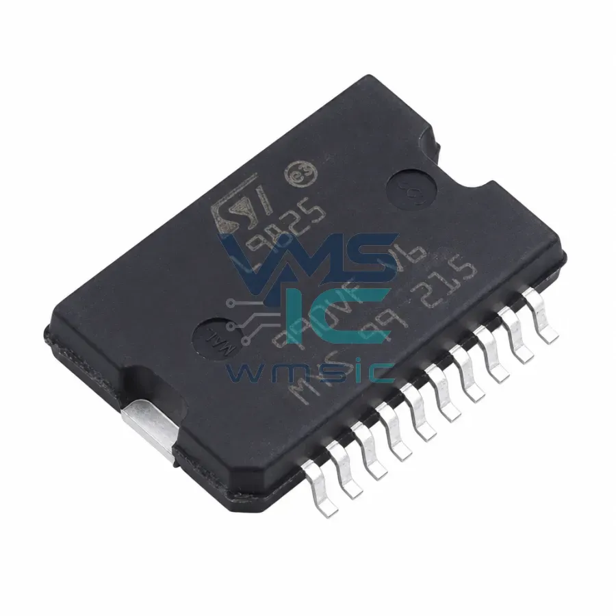 L9825TR Octal Low-Side Driver for Resistive and Inductive Loads L9825TR SOIC-20-EP-11mm Package