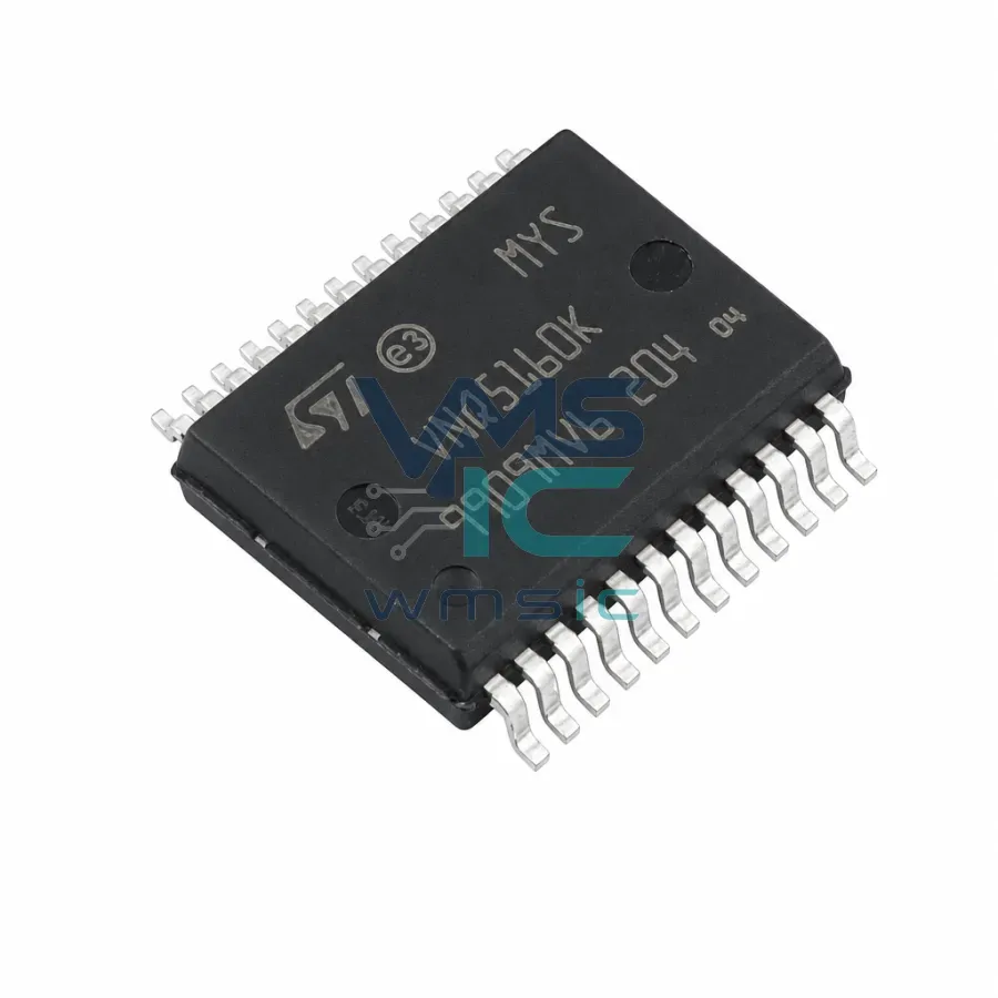 VNQ5160K-E Quad-Channel High-Side Driver for Automotive VNQ5160K PowerSSO-24 Package