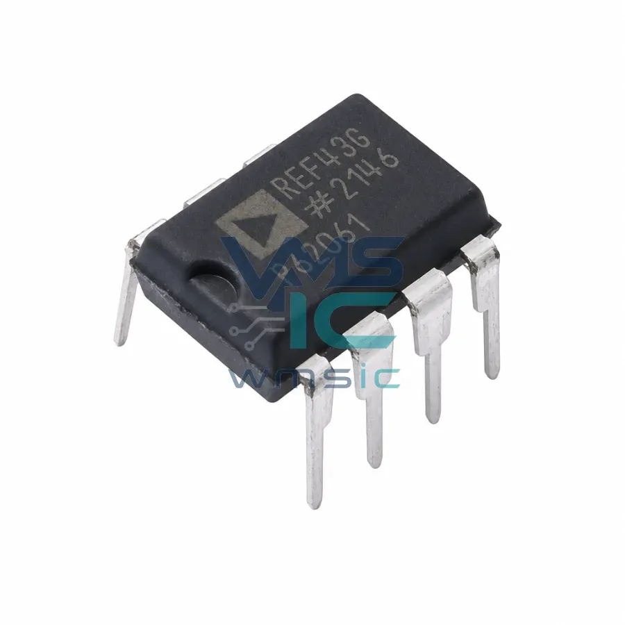 REF43GPZ Series Voltage Reference 4.5V~40V 450uA 25ppm/ C REF43GPZ PDIP-8 Package