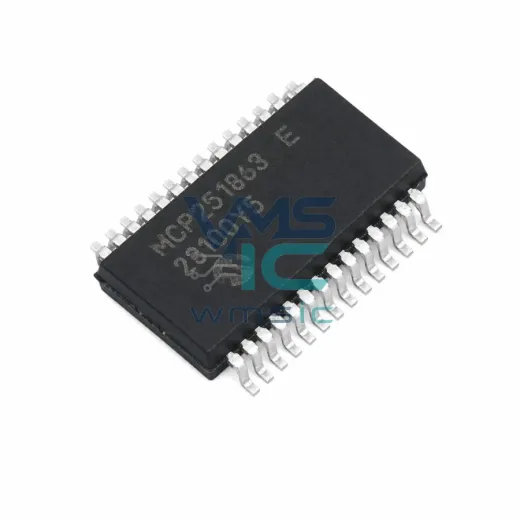 外部CAN FD控制器，带集成收发器 MCP251863T SSOP-28-208mil