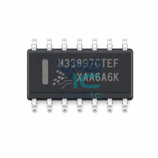 Однопроводной CAN-трансивер MC33897CTEF, 83.33 кбит/с, 12V, SOIC-14